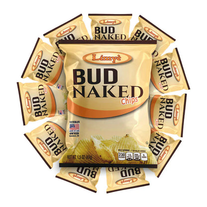 Limyè’ Bud Naked Potato chips, Healthy Kosher Certified Snacks Variety packs - Salted Chips, No Artificial Flavors, Vegan Gluten Free Chips