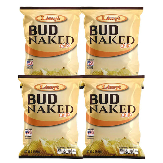 Limyè’ Bud Naked Potato chips, Healthy Kosher Certified Snacks Variety packs - Salted Chips, No Artificial Flavors, Vegan Gluten Free Chips